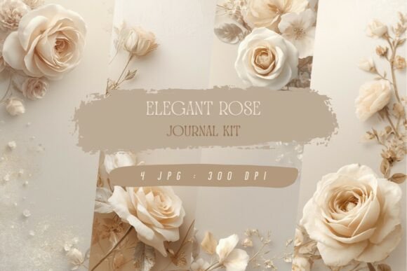 Elegant Rose Journal Kit: A Timeless Addition to Your Creative Projects