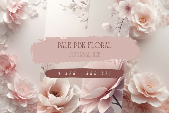 Enhance Your Creative Workflow with the Pale Pink Floral Journal Kit