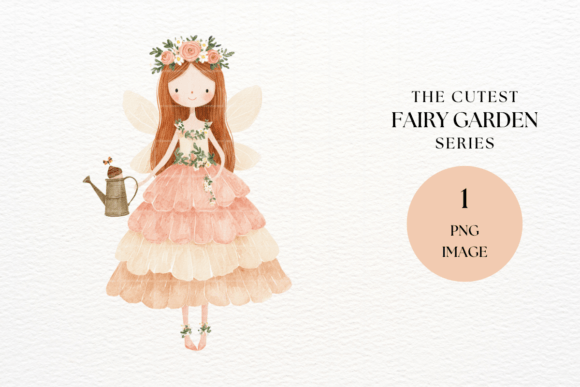Garden Fairy Watering Can Flowers PNG: A Versatile Asset for Creative Projects