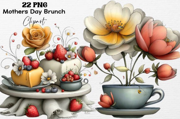 Mother's Day Brunch Clipart: Creative Ways to Celebrate with Charming Bunny Illustrations