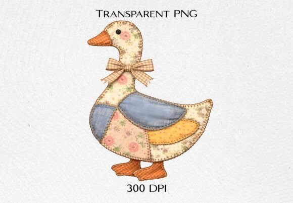 Patchwork Goose PNG: A Strategic Design Asset for Creative Entrepreneurs